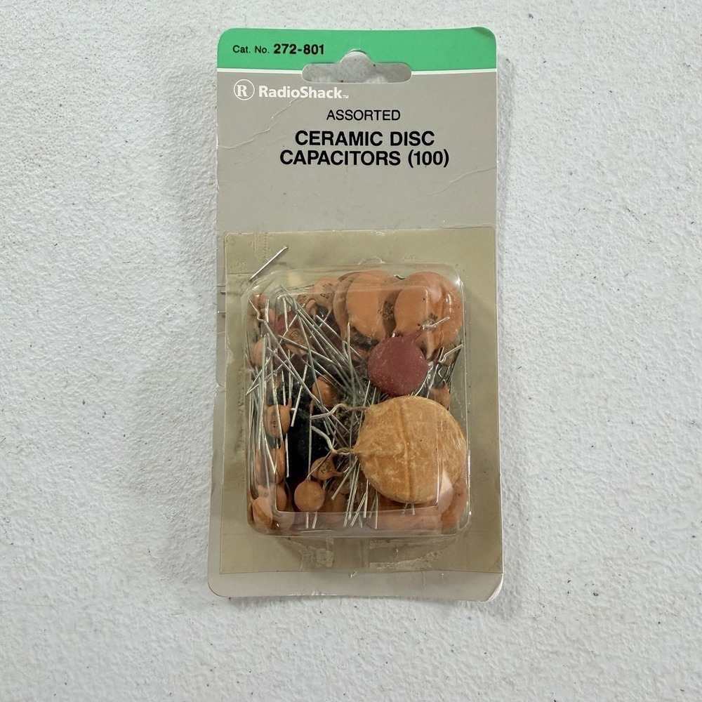 Radio‎ Shack 272-801 Assorted Ceramic Disc Capacitors (100) Archer Tandy